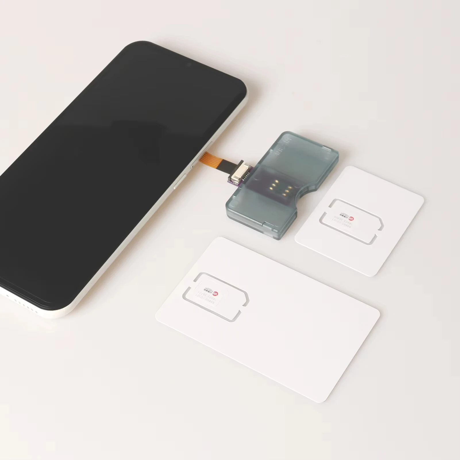 

For SIM Card Reader Adapter, External SIM Card Plate, Quick Change SIM Card for Cell Phone, Suitable for Samsung, MotoGP