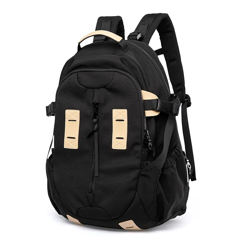 Men Fashion Backpack 15.6 inch Laptop Nylon Waterproof Large Capacity Backpacks Anti-theft Zipper for Travel Sport Mochila