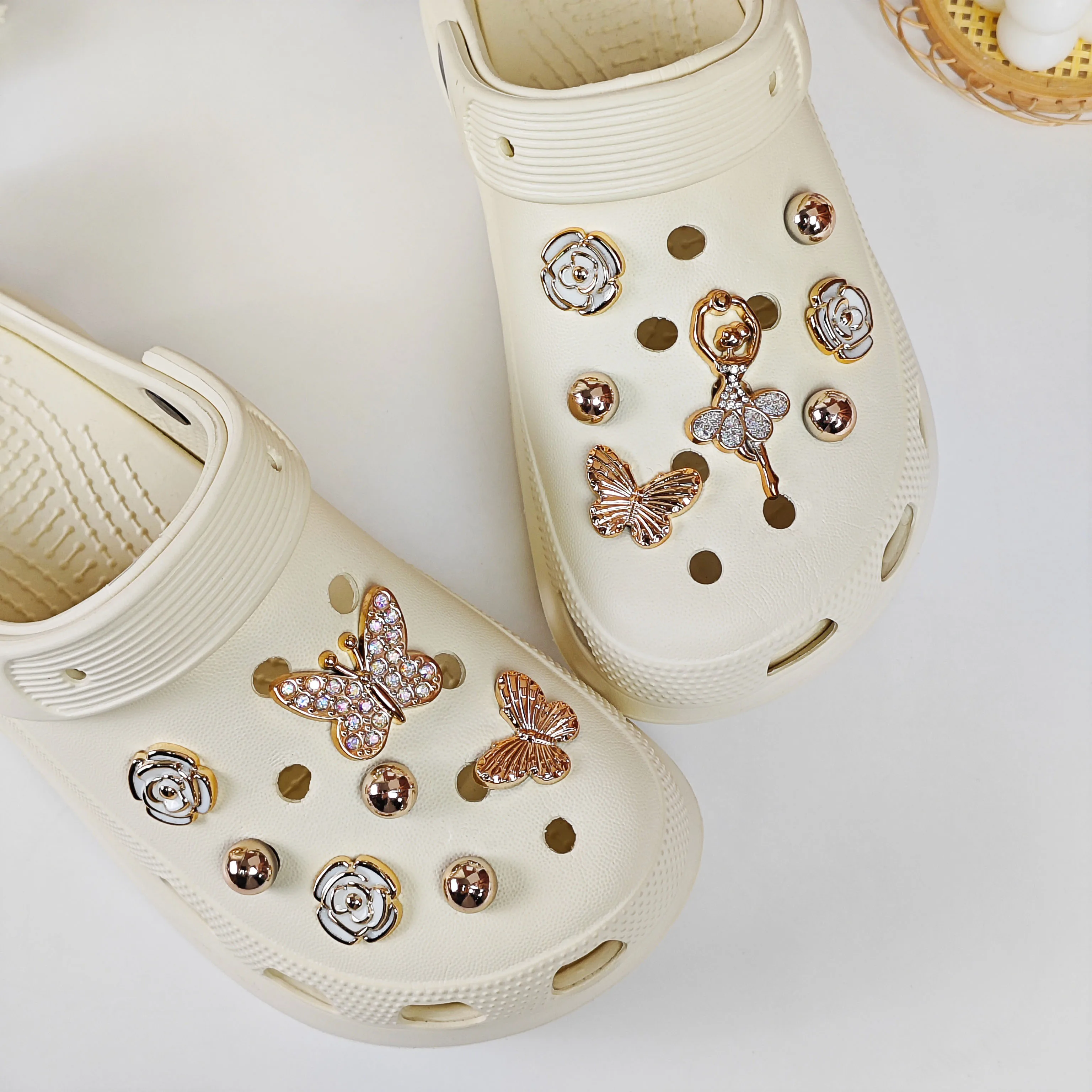 14Pcs DIY Shoe Decoration Char - Women'S Accessories Categories 评论和价格