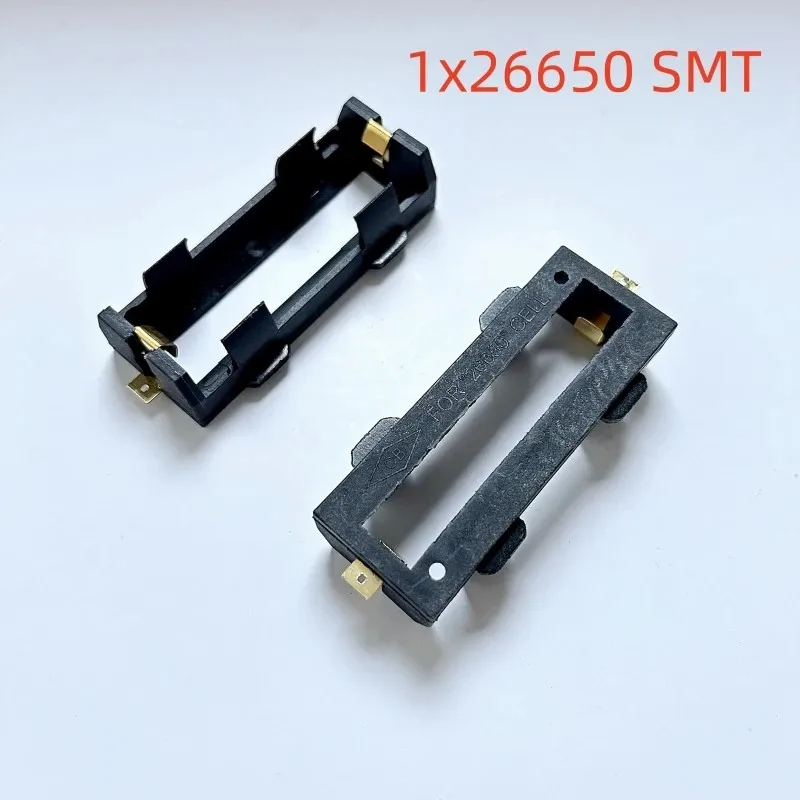 1/2 Slots 26650 Battery Holder 26650 SMT Pins Battery Holder Patches 26650 Battery Case 26650 Battery Box