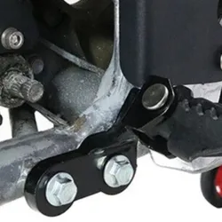 스즈키 DR650 DR650S DR650SE 1996-2023 오토바이 액세서리, CNC 알루미늄 풋 페그 하강 클램프 지지대 브래킷 키트