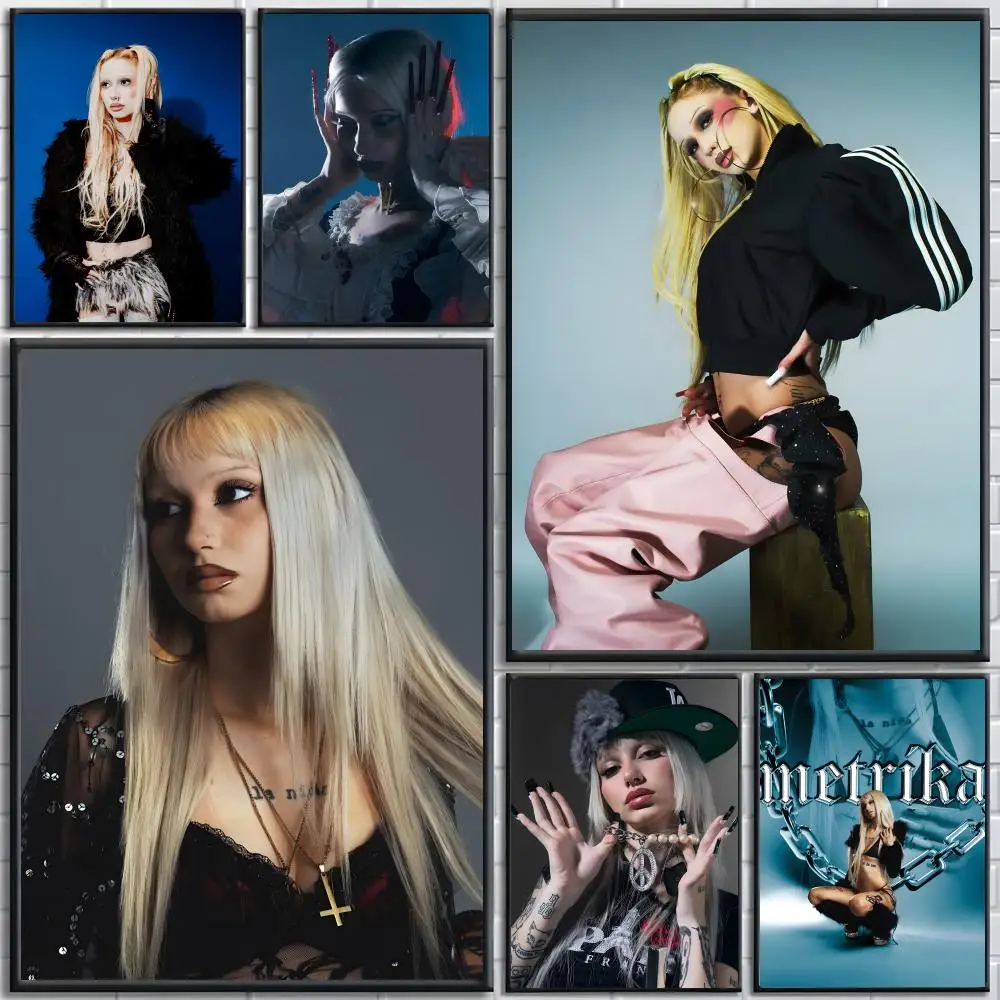 Rapper Singer M-Metrika Poster High-definition posters, wall art for living room and home decor.