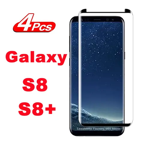 For Samsung Galaxy S8/S8 + 9H Curved Four Sides Glue Tempered Glass