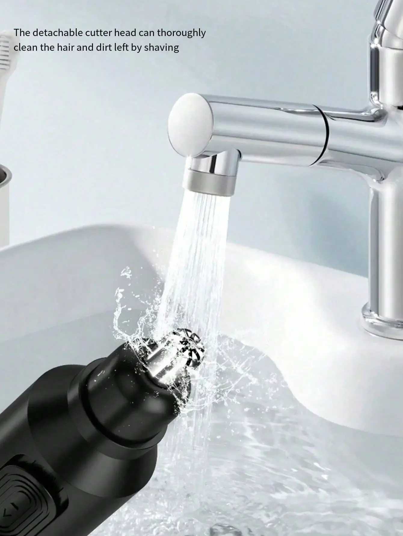 جهاز حلاقة الأنف الكهربائي 2026 للعناية الآمنة بالوجه، إصدار بطارية جهاز حلاقة الأذن والأنف للرجال (بدون بطارية)