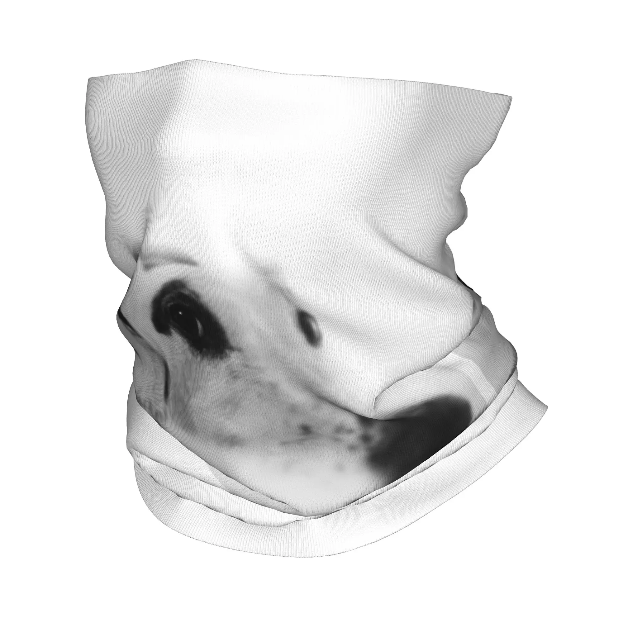 

Custom Greyhound In Mono Bandana Winter Neck Warmer Women Windproof Wrap Face Scarf for Ski Whippet Animal Dog Gaiter Headband