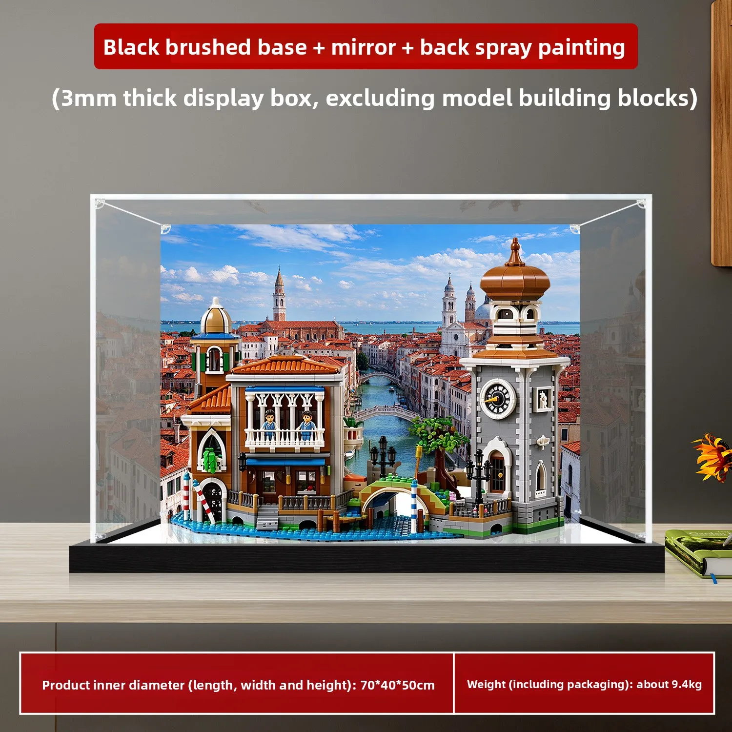 Transparent acrylic display an - Lego Set City ulasan dan harga