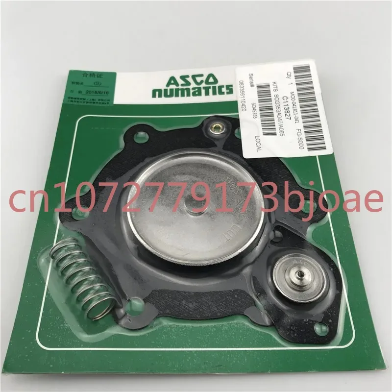 ASCO DIAPHRAGM C113827 SCG353A047 G1-1/2 DN40 Solenoid pulse valve diaphragm repair kit