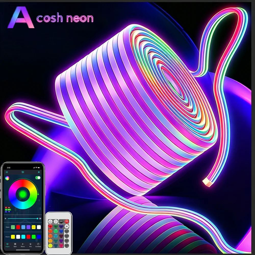 fita-de-luz-neon-rgb-inteligente-5v-flexivel-cortavel-multicomprimento-controle-por-aplicativo-inteligente-e-controle-remoto-ir-sincronizacao-com-musica-mudanca-de-cor-luz-led-em-forma-de-corda