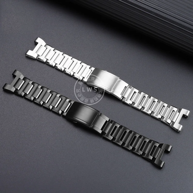 High quality Solid Stainless Steel Watch Strap for Casio Steel Heart GST-B100/W300/400G/S120 Watchbands Accessories with Tool