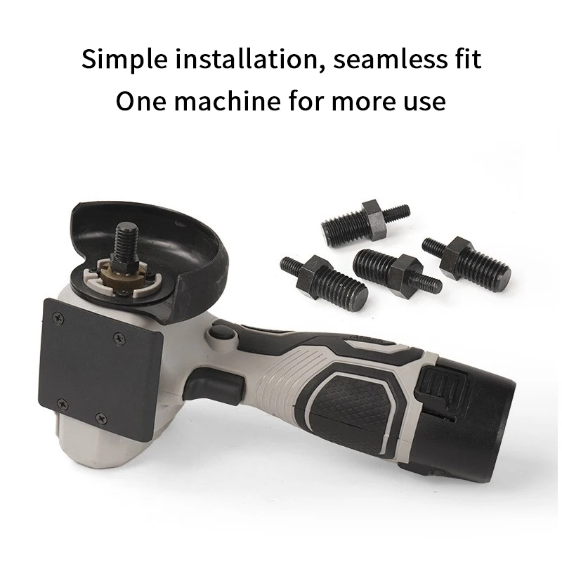 Konvertierungsstange Winkelschleifer Konvertierung M5 auf M10/M14 auf M10 Multifunktionale 3-Zoll-Handbohrmaschine