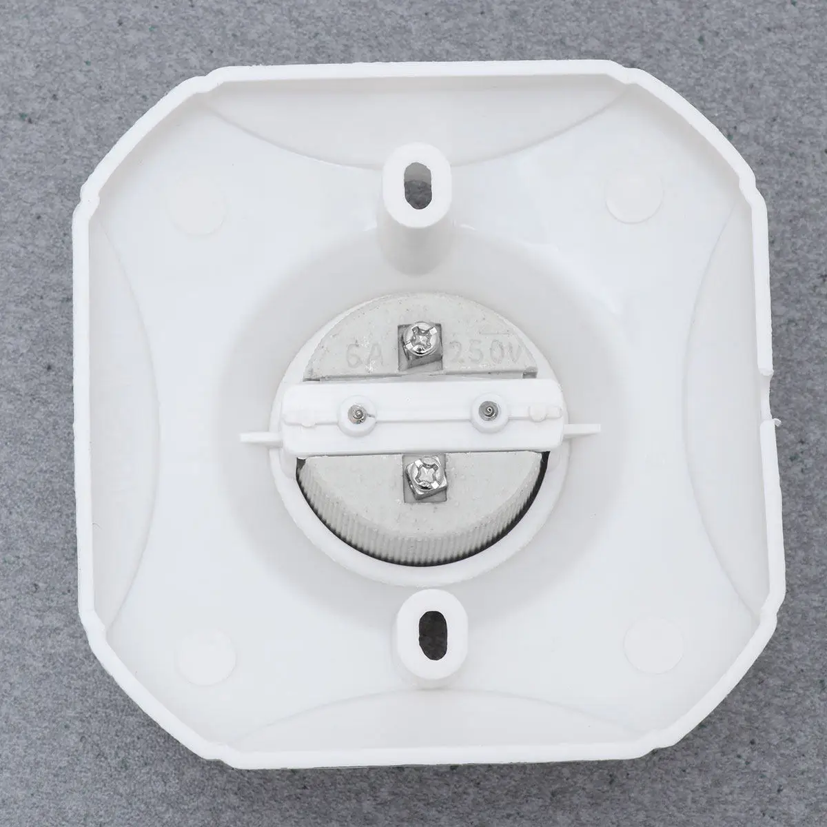 

6 шт. 250В 6А E27 квадратные керамические патроны для ламп с плоским основанием для освещения в коридорах, гостиных, ресторанах