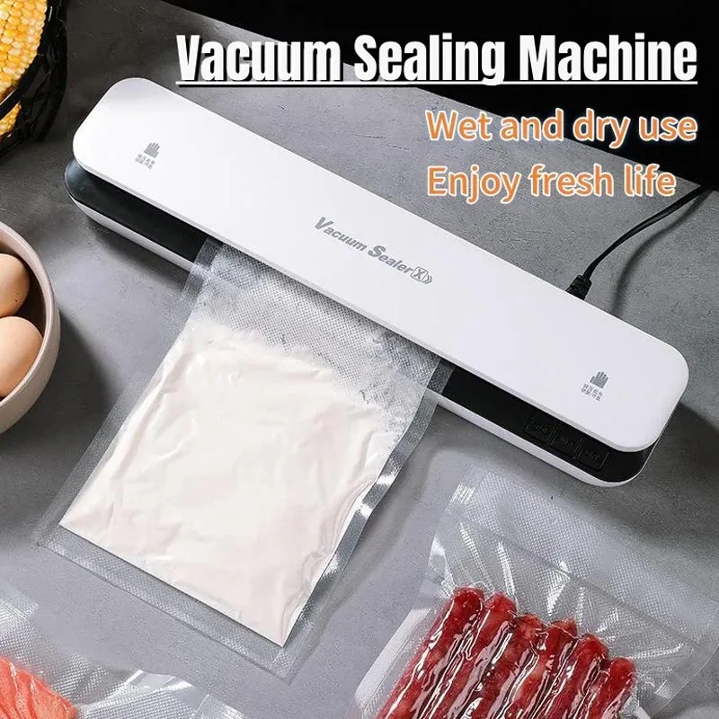 

Automatic Vacuum Sealer 110V Automatic Packaging Machine Food Vacuum Sealer Household Vacuum Food Sealing For Food Preservation