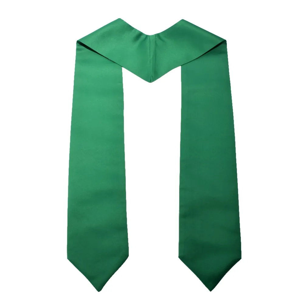 Graduation Academic Commencements Stole Plain Soft Sash Teens Graduations Stoles Scarf For College Student Graduate Scarfs