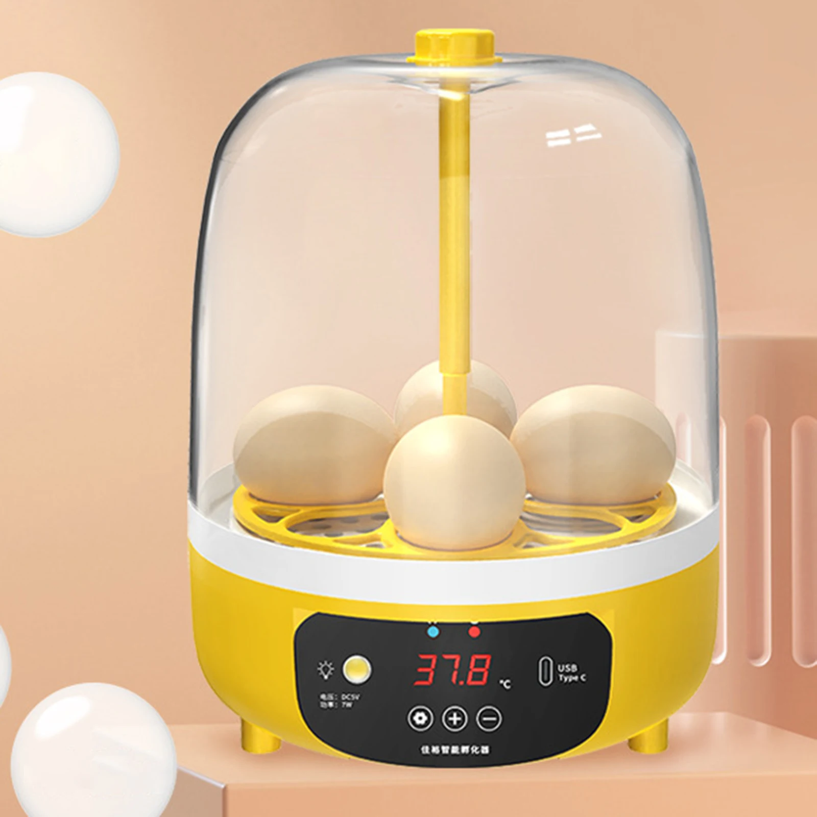 Mini Eggs Incubator Hatching Machine Turning Hatching Brooder Farm Bird Quail Chicken Poultry Automatic Farm Incubation Tools