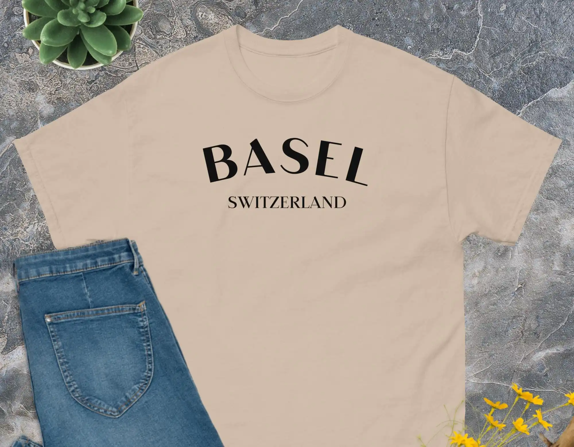 Basel Switzerland Trip T Shirt Comfort Colors Travel GifT