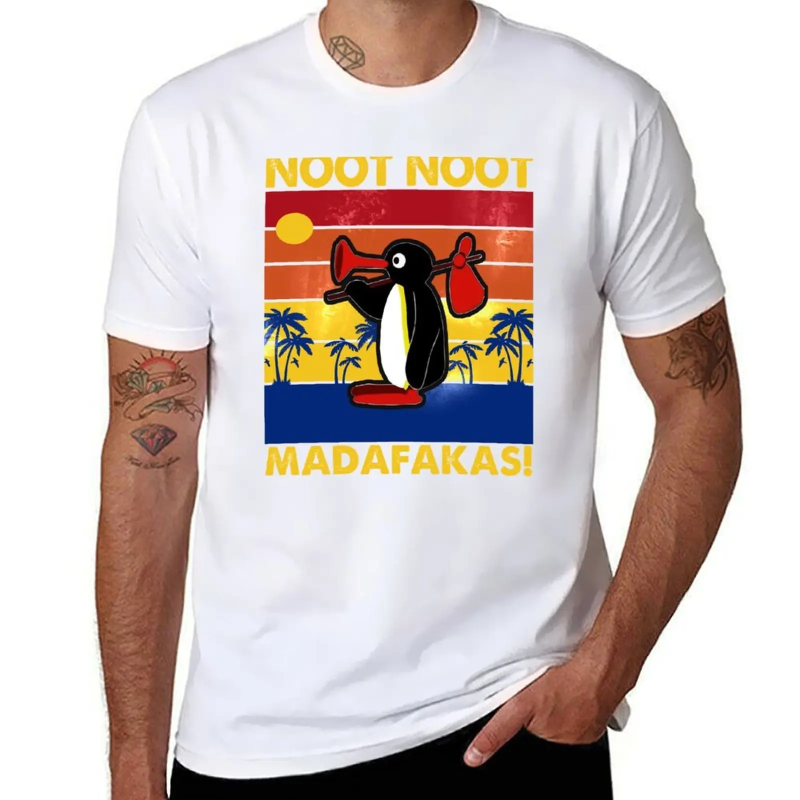 

noot noot square T-Shirt man tshirt t shirts for man cotton soft T-Shirt
