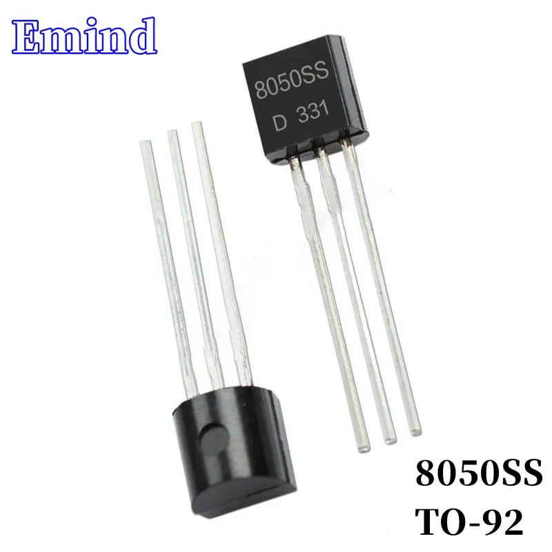 

100/200Pcs 8050SS DIP Transistor TO-92 Type NPN Bipolar Amplifier Transistor 25V/1.5A