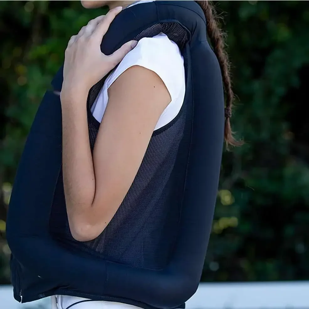Chaleco de Equitación Personalizado con Airbag, Protección Anti-heridas para Montar a Caballo al Aire Libre, Chaleco de Nailon y Spandex de Alta Calidad con Logotipo Personalizado