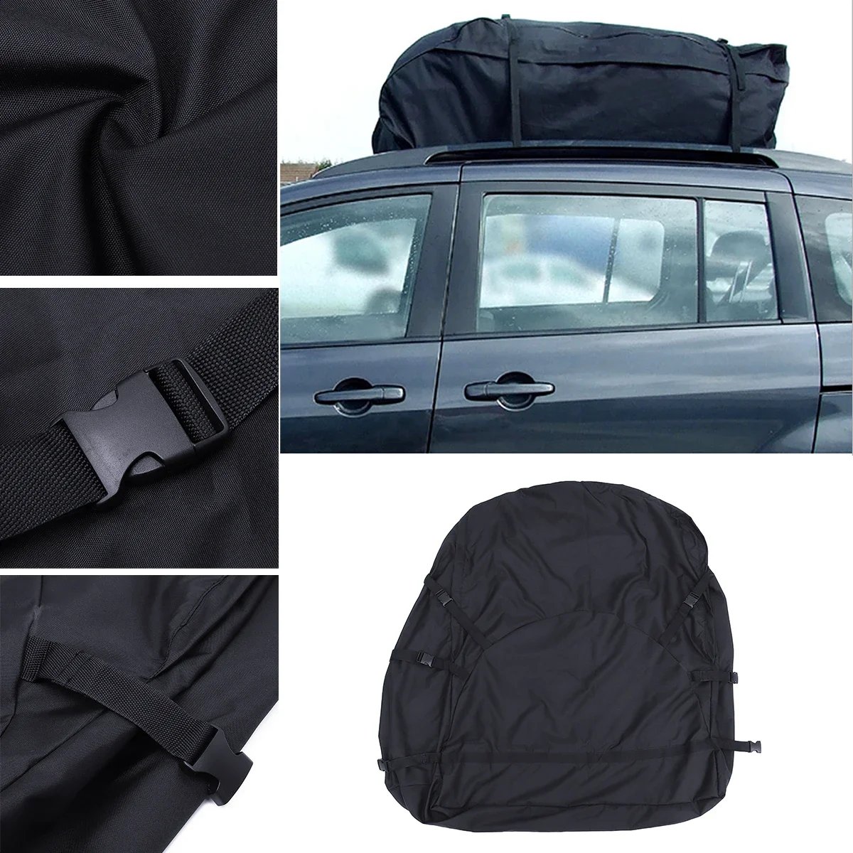 130x100x45cm Car Roof Top Bag  Roof Top Bag  Rack Cargo Carrier Luggage Storage Travel Waterproof  SUV Van for Cars