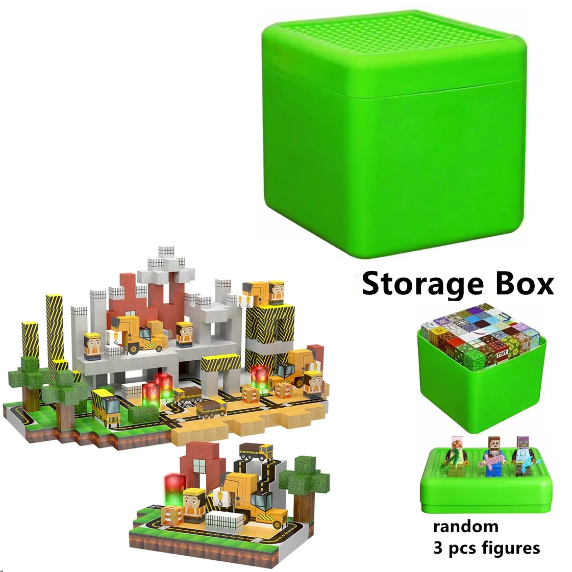 ライト付き磁気ビルディングブロック - 子供向け建設玩具セット、DIYエンジニアリングをテーマにしたギフト