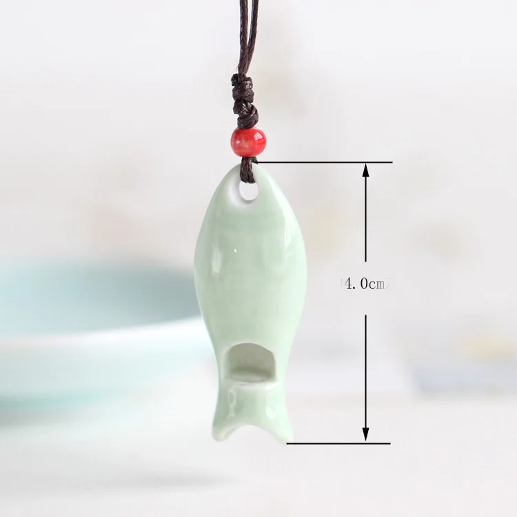 Whistle ceramic women\'s pendants wholesale for women ladies gift necklace retro accessory jewelry #5363