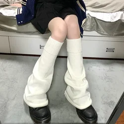 24New Japanese Lolita Sweet Girl Leg Warmer Knit Socks Wool Ball Knitted Foot Cover Cosplay Women Autumn Winter Heap Heap Socks