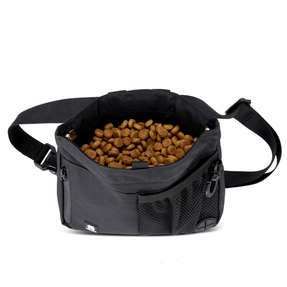 Winhyepet Dog Training Bags Pet Snack Food Container Reward Interactive Waist Feeder Bag With Adjustable Clip Waist Belt