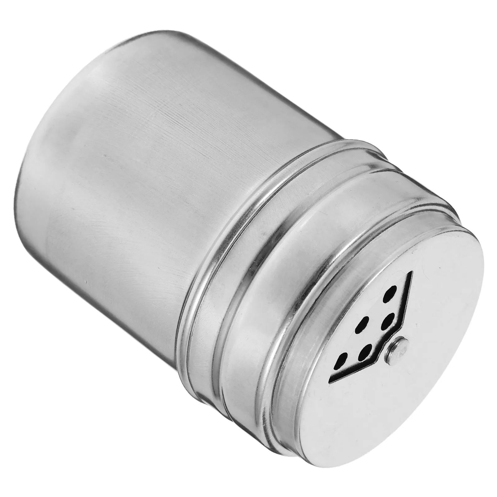 Stainless Steel Seasoning Bottle Set Airtight Spice Shaker Rotatable Lid Salt Container Toothpick Dispenser Travel Cooking