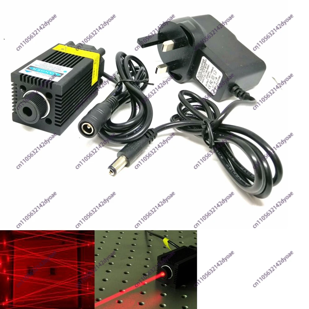 Focusable 650nm 660nm Red Lights 250mw Laser Diode Module With Cooling Fan  DC12V