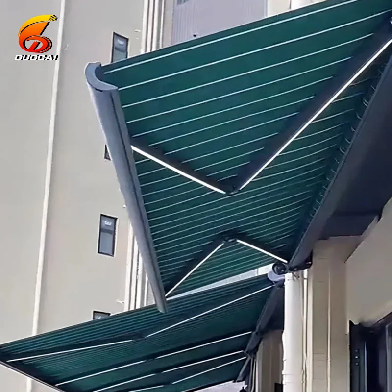 

New Motorized Canopy Retractable Awnings Rain Cover for Balcony