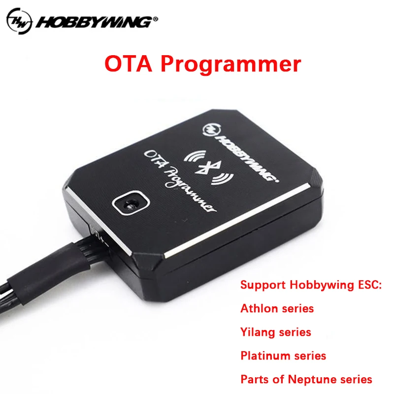 New Hobbywing Bluetooth OTA Programmer Module, Wireless Tuning for Xerun Ezrun Platinum Seaking Brushless ESC, RC Car Boat Drone
