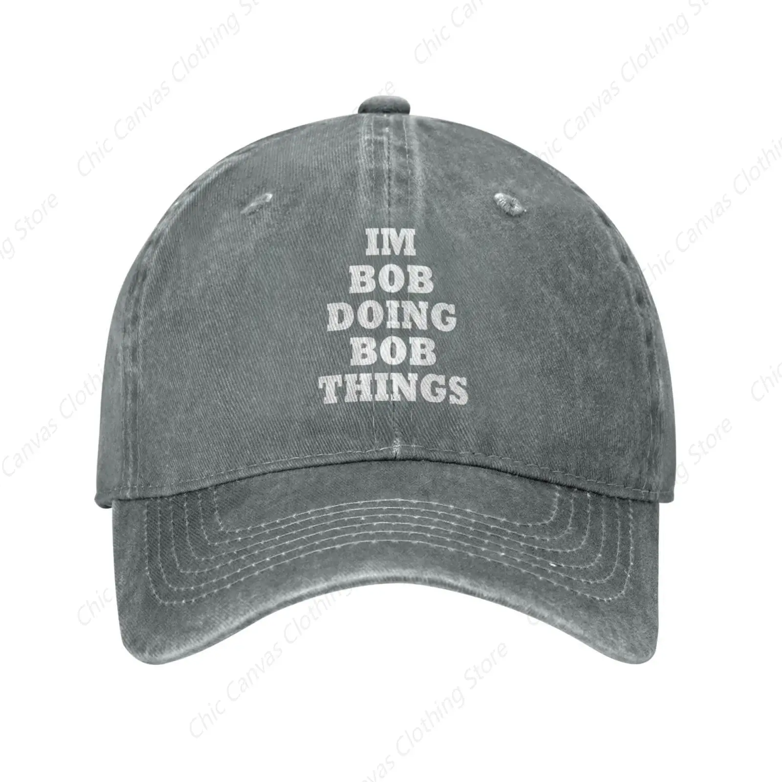 

I'm Bob Doing Bob Things Hat Funny Pure Cotton Baseball Cap Fashion Adult Cap Men Women Four Seasons Adjustable Hat For Sports