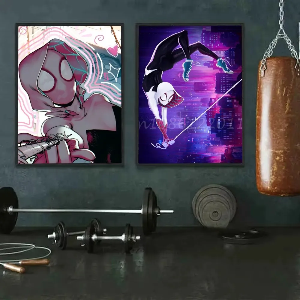 ملصق رائع للفتيات G-Gwen Stacy ملصق فني ذاتي اللصق مقاوم للماء ملصق ورق مقهى وبار ديكور جدران الغرفة