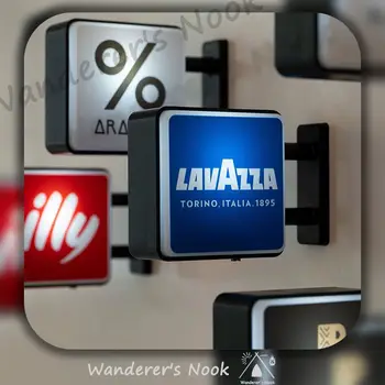 Světové klasické značky kávy Světelný nápis Magnet na ledničku Dekorace na kávovar Arabica Lavazza Illy Modrá láhev Peet's Coffee 10 nejlepší prodej Buzo formule 1 - №1