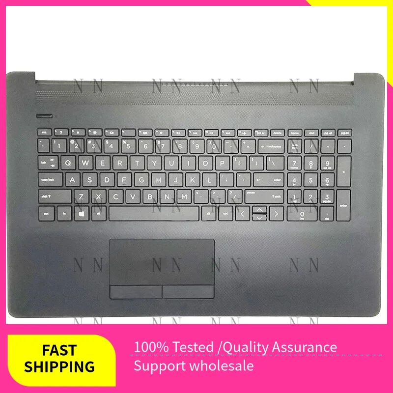 

YUZG For HP 17-CA 17-BY Palmrest w/Backlit Keyboard & Touchpad L22749-001 Gray US