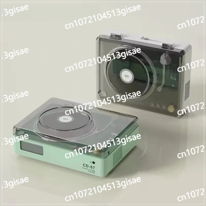 Panda CD Player Sound System Supports LINE OUT/USB/TF CARD/Bluetooth 5.0 Home Player Speaker CD-67 Classic Retro Speaker Disc