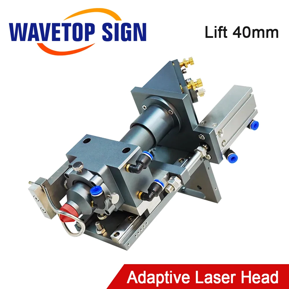 SignkoRay Adaptive Laser Head 30mm Mirror 25mm Focus Lens Lift 40mm for Cutting Acrylic Density Board Wooden Board