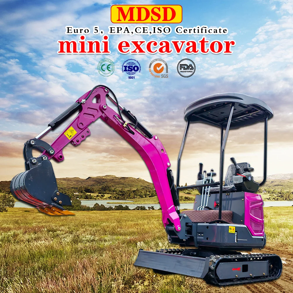 

1.5 Ton Mini Digger For Kubota CE EPA Euro 5 Hydraulic 1.8 Ton Small Digger Crawler Mini Excavator Special Price Fast Shipping