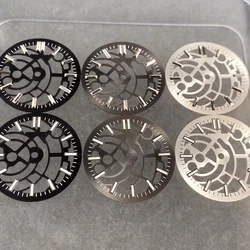 29mm Metal/Luminous Indices Hollow Skeleton Dial Face Fit for NH35 NH36 NH70 NH72 Movement Men Watch Accessories Parts