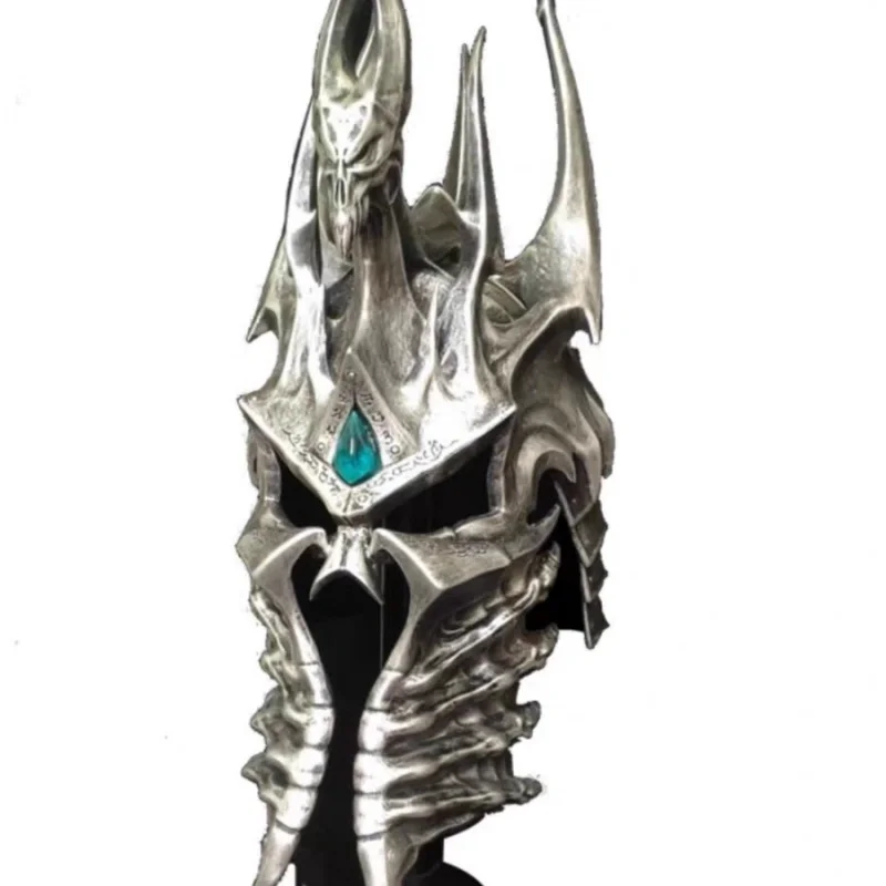 Blizzard Lich King Arthas Crown Of Domination Helmet 1 1 Scale Resin Model Collectible For Adult Game Fans Cosplay Home Display
