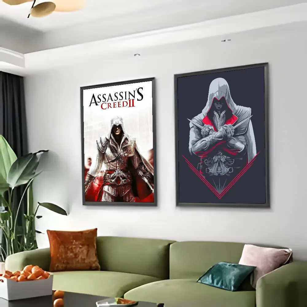 ملصق لوحة ملصق من Game A-A-Assassin S C-CreedS مع مطبوعات هدية تزيين غرفة النوم وغرفة المعيشة #5