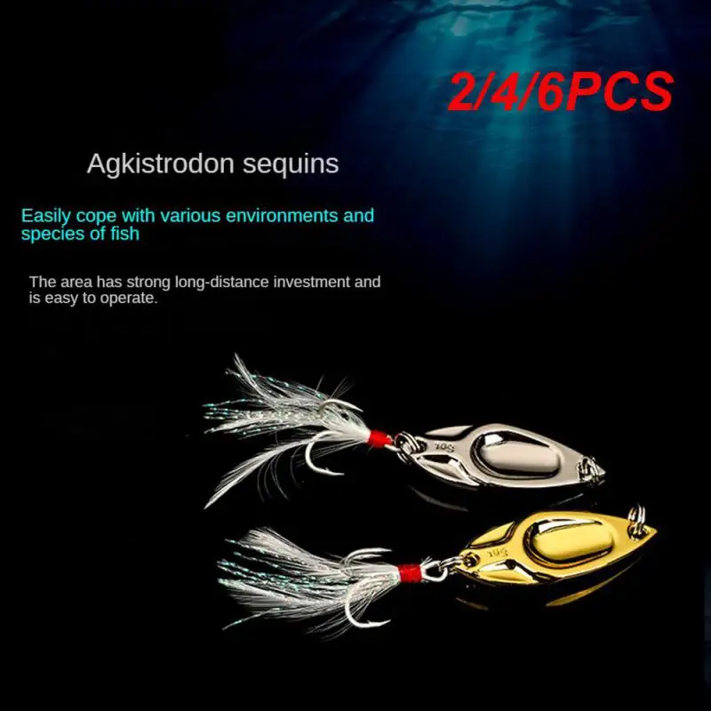 2/4/6PCS Wobbler Bait Vibration Quiver Swimming High Reflection Metal 7g10g15g20g25g30g For Fishing Viper Sequins Fishing Lures