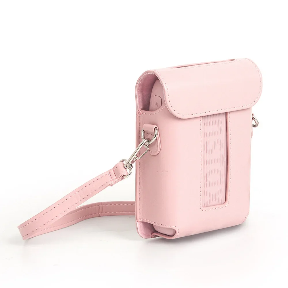 กระเป๋าหนัง PU แบบพกพาสําหรับ Mini Link 3 Perfect Fit ป้องกันพร้อมสายคล้องไหล่สําหรับ Mini Link 3 อุปกรณ์เสริม