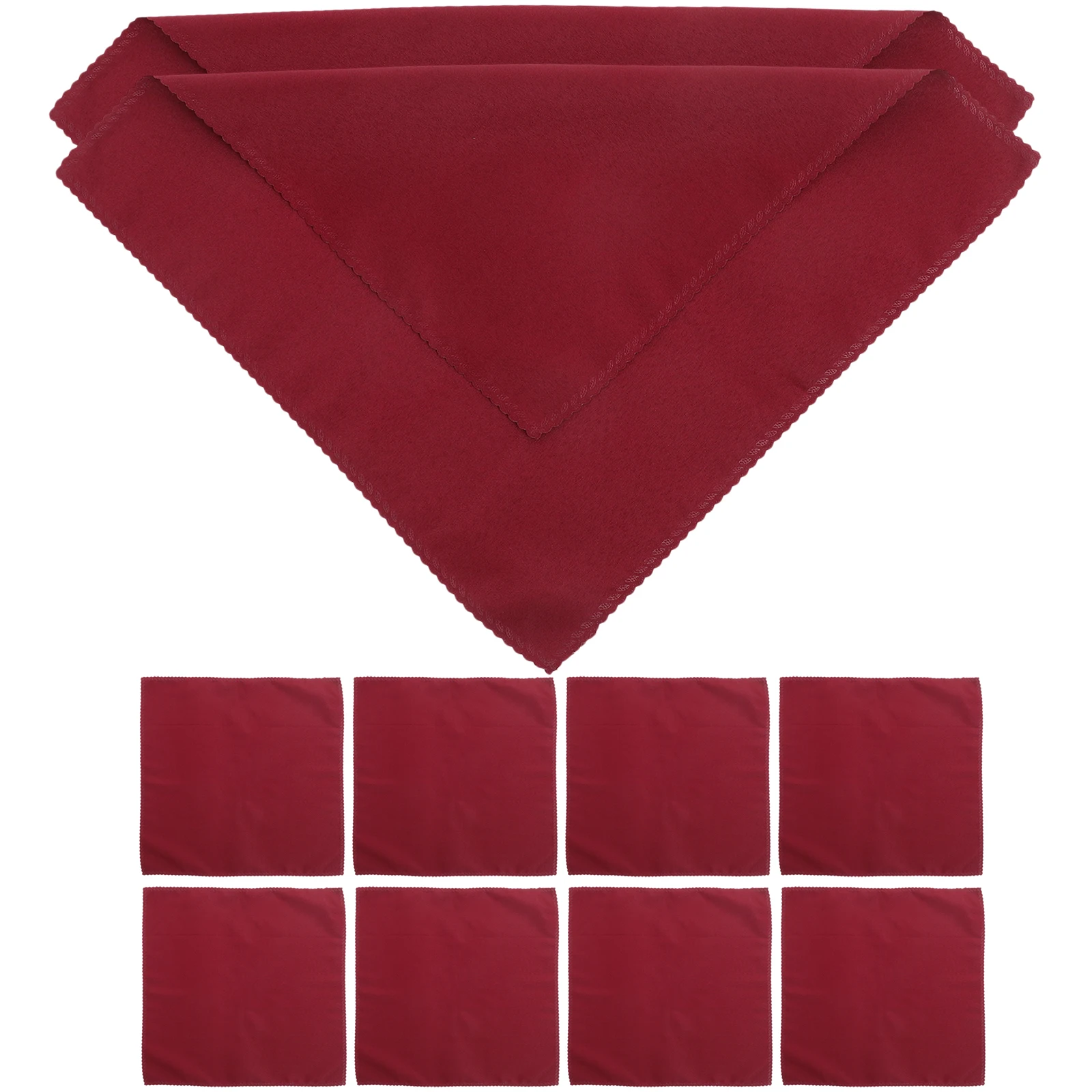 

Solid Color Napkins Dark Cloth Cocktail Bulk Guest Dinner Christmas
