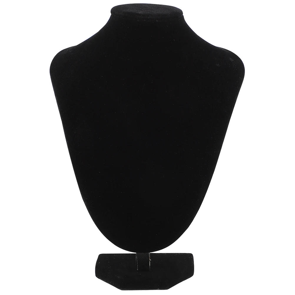 

Necklace Display Necklace Display 20cm Black Jewelry Organizer Holder Stand for Home Store Travel Photography Gift