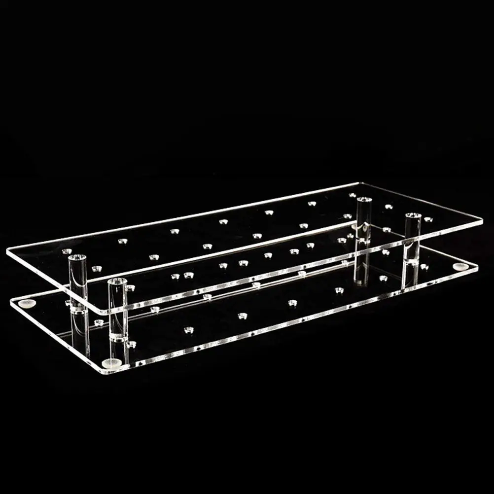 

Подставка для леденцов из акрила, 1 шт., двухуровневая, на 21 отверстие, прозрачная, для конфет, для вечеринок, свадеб, десерт-баров