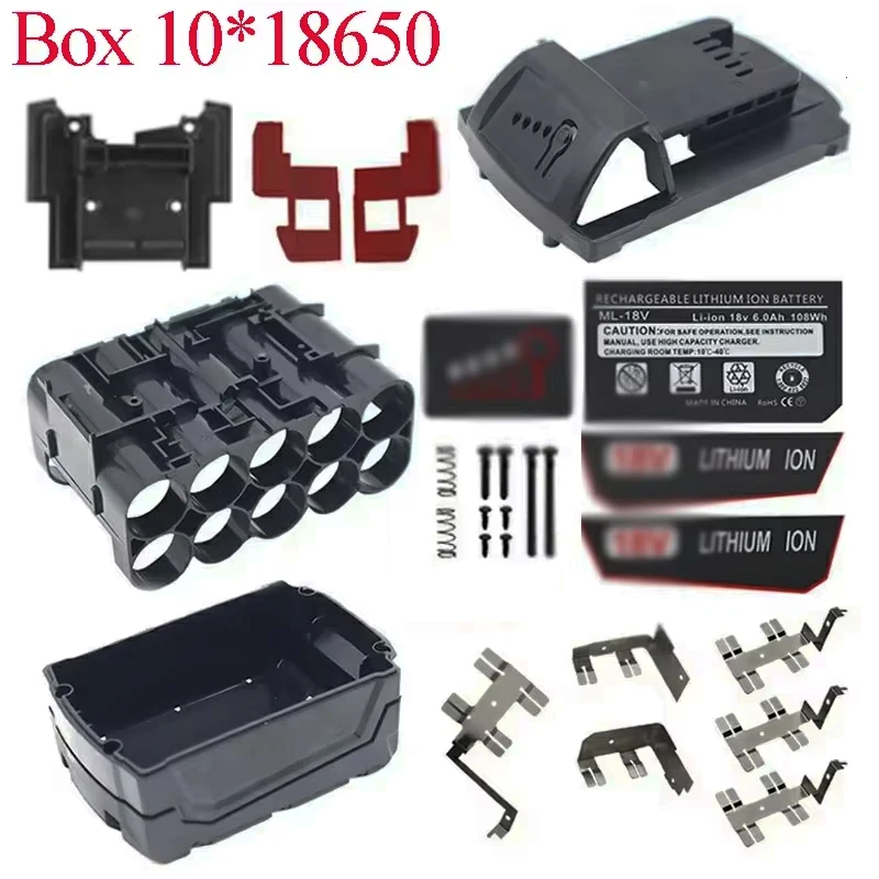 For M18 Li-ion Battery Plastic Case Box Shell For Milwaukee 