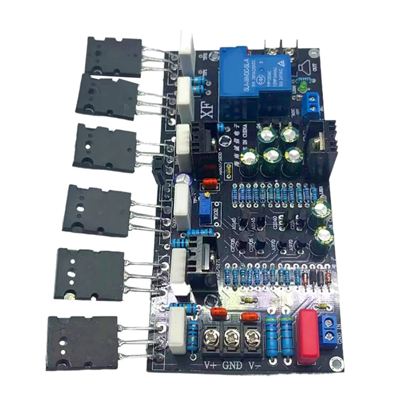 Mono 300W Power Amplifier Board 1943+5200 High Power Rear Stage Power Amplifier Board with Speaker Protection