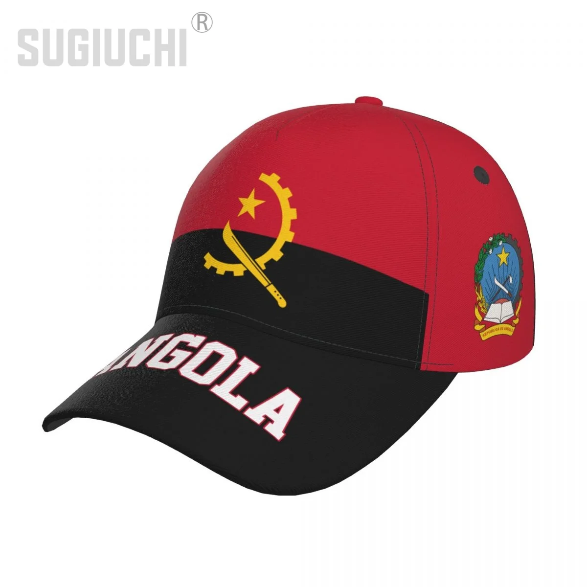 Unisex Angola Flag Angolan Adult Baseball Cap Patriotic Hat for Baseball Soccer Fans Men Women