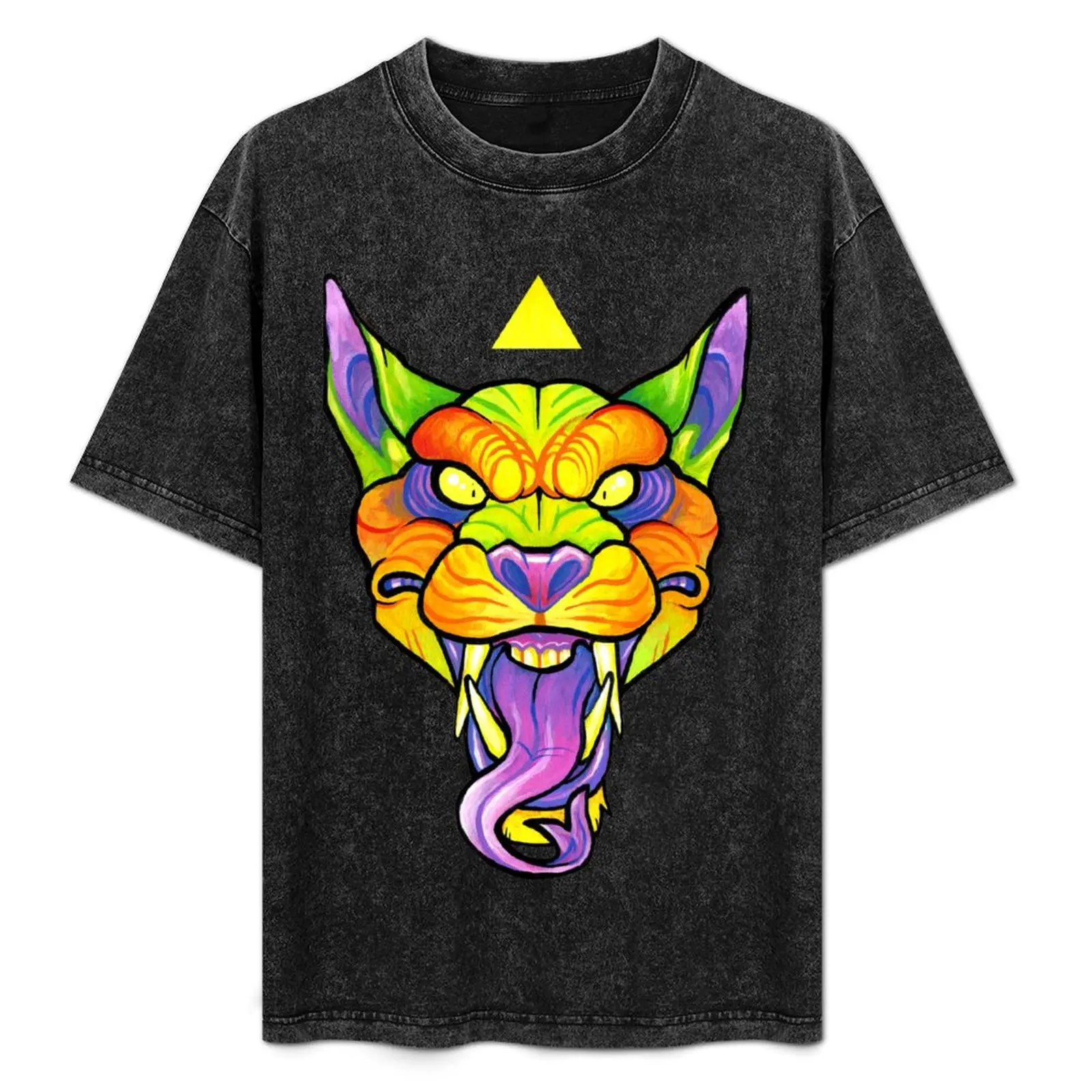

Rainbow Wildcat T-Shirt man tshirt t shirt man plain t shirts designer t shirt custom print T-Shirt